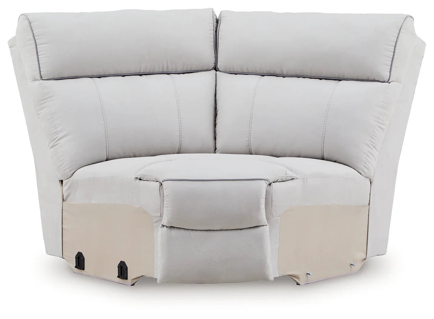Social Pointe - 7-Piece Power Reclining Sectional With Storage Consoles - Pearl / Ash - Image 12