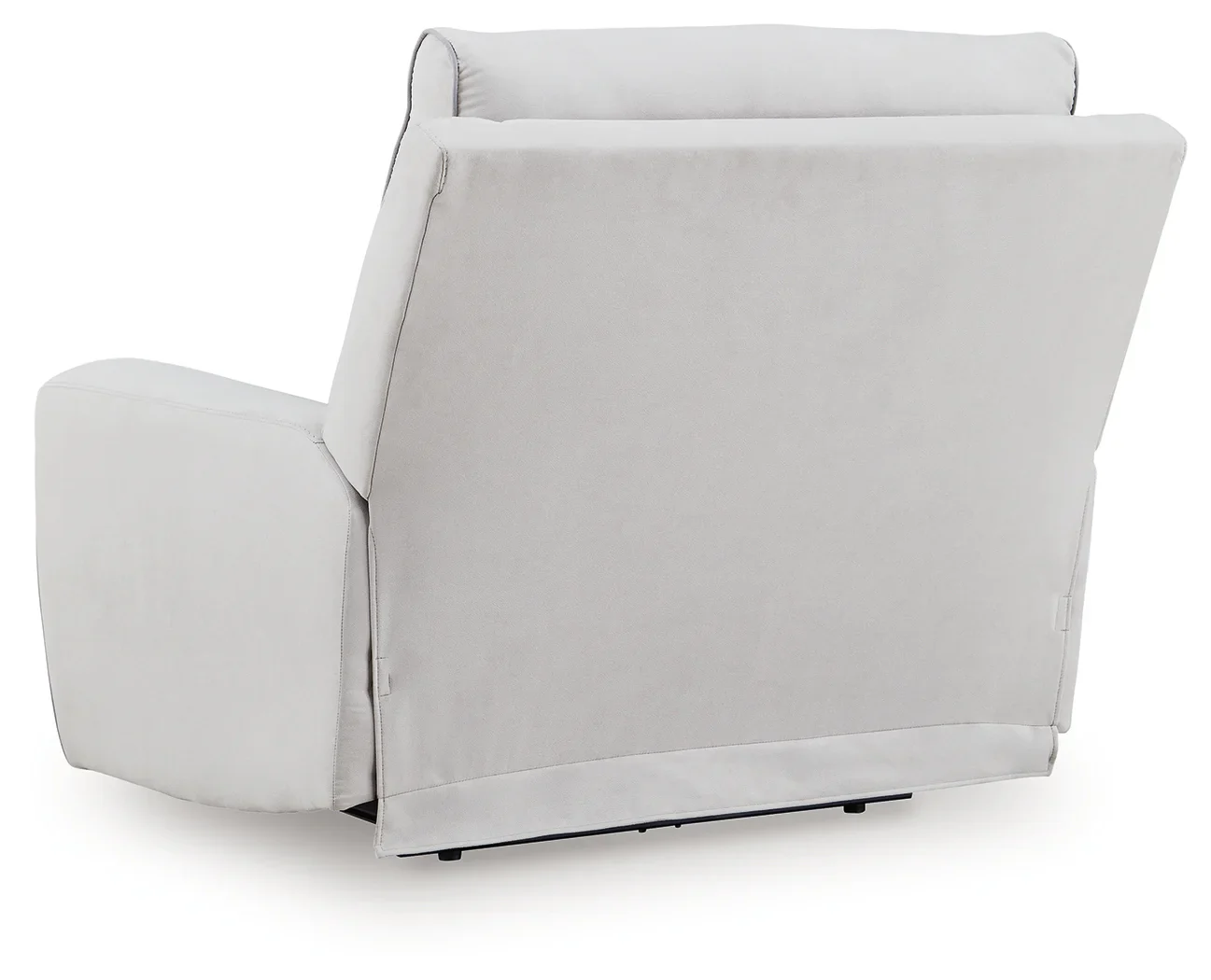 Social Pointe - Pearl / Ash - Power Recliner / Adjustable Headrest - Image 5