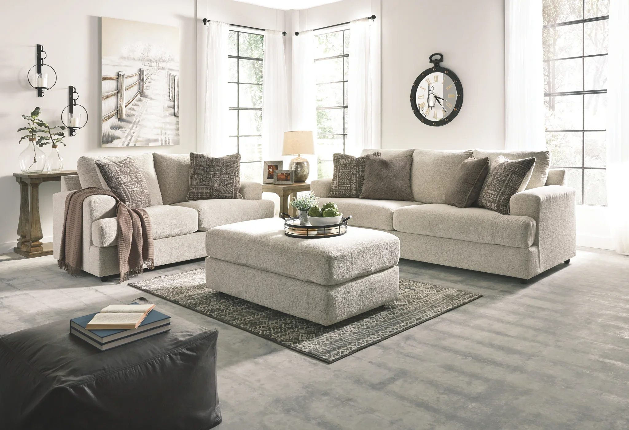 Soletren - Stone - 2 Pc. - Sofa, Loveseat - Image 2