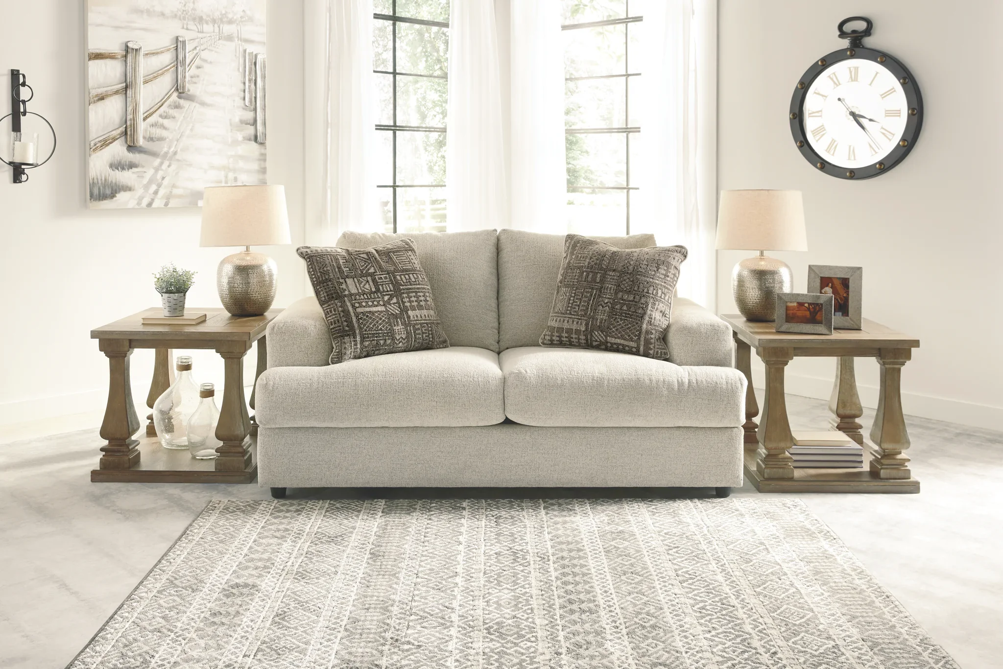 Soletren - Stone - 2 Pc. - Sofa, Loveseat - Image 3