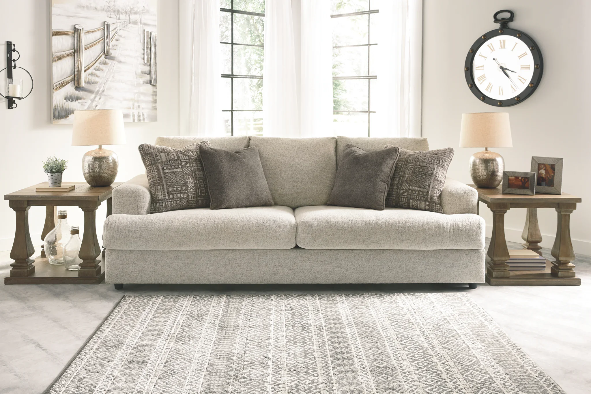 Soletren - Stone - 2 Pc. - Sofa, Loveseat - Image 4