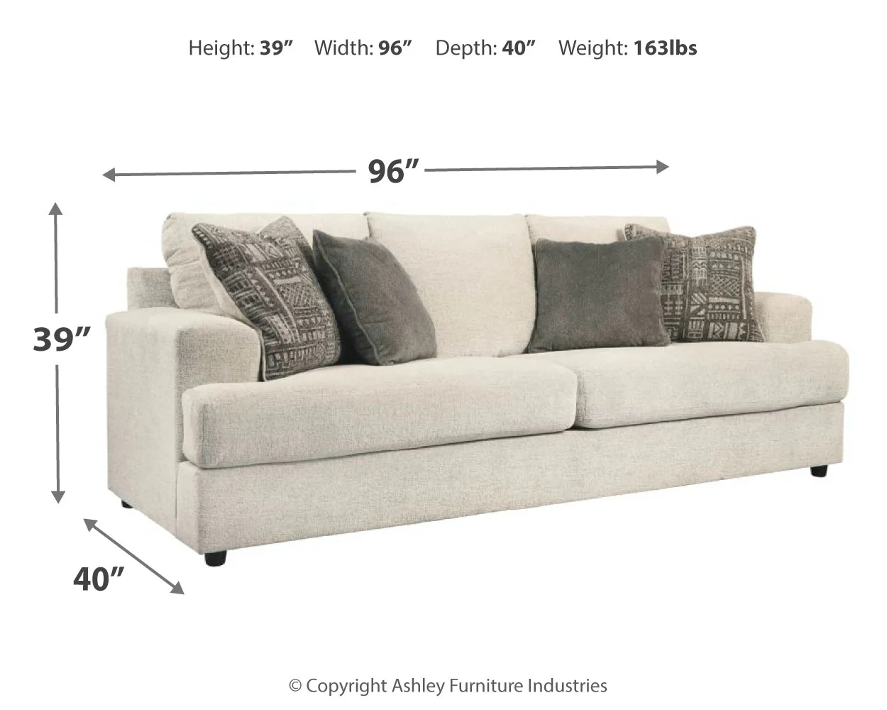 Soletren - Stone - Sofa - Image 4