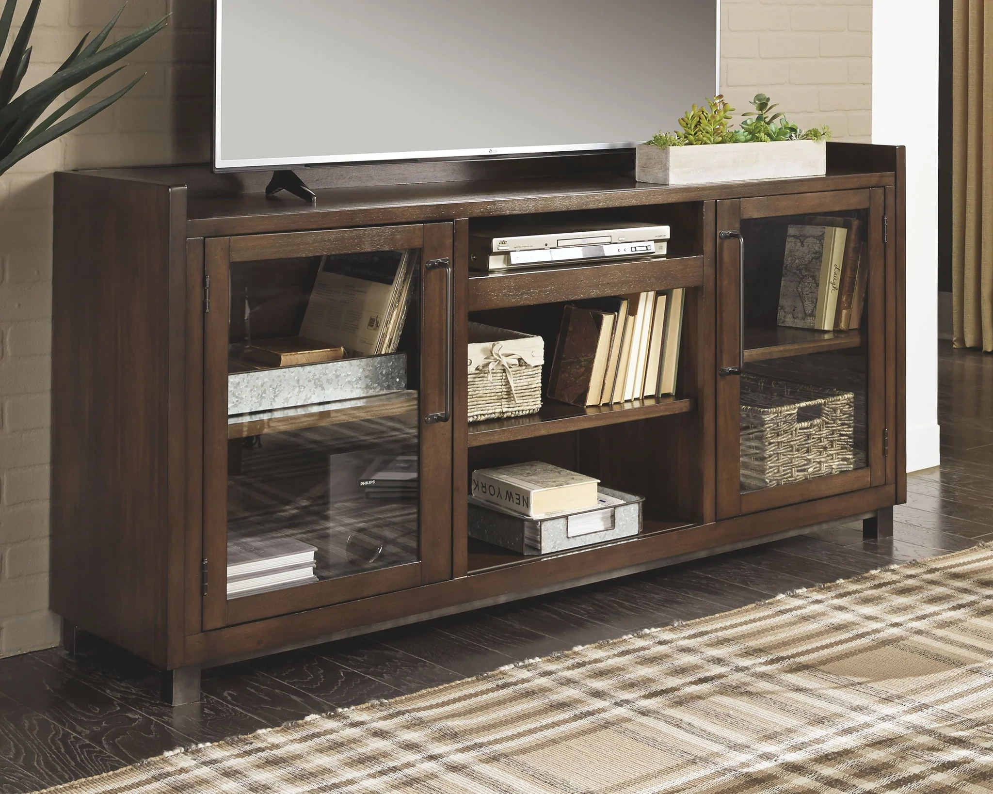Starmore - Brown - 3 Pc. - Entertainment Center - 70" TV Stand - Image 4