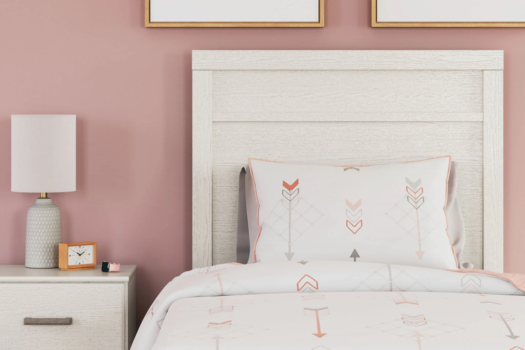 Stelsie - White - Twin Panel Bed - Image 9