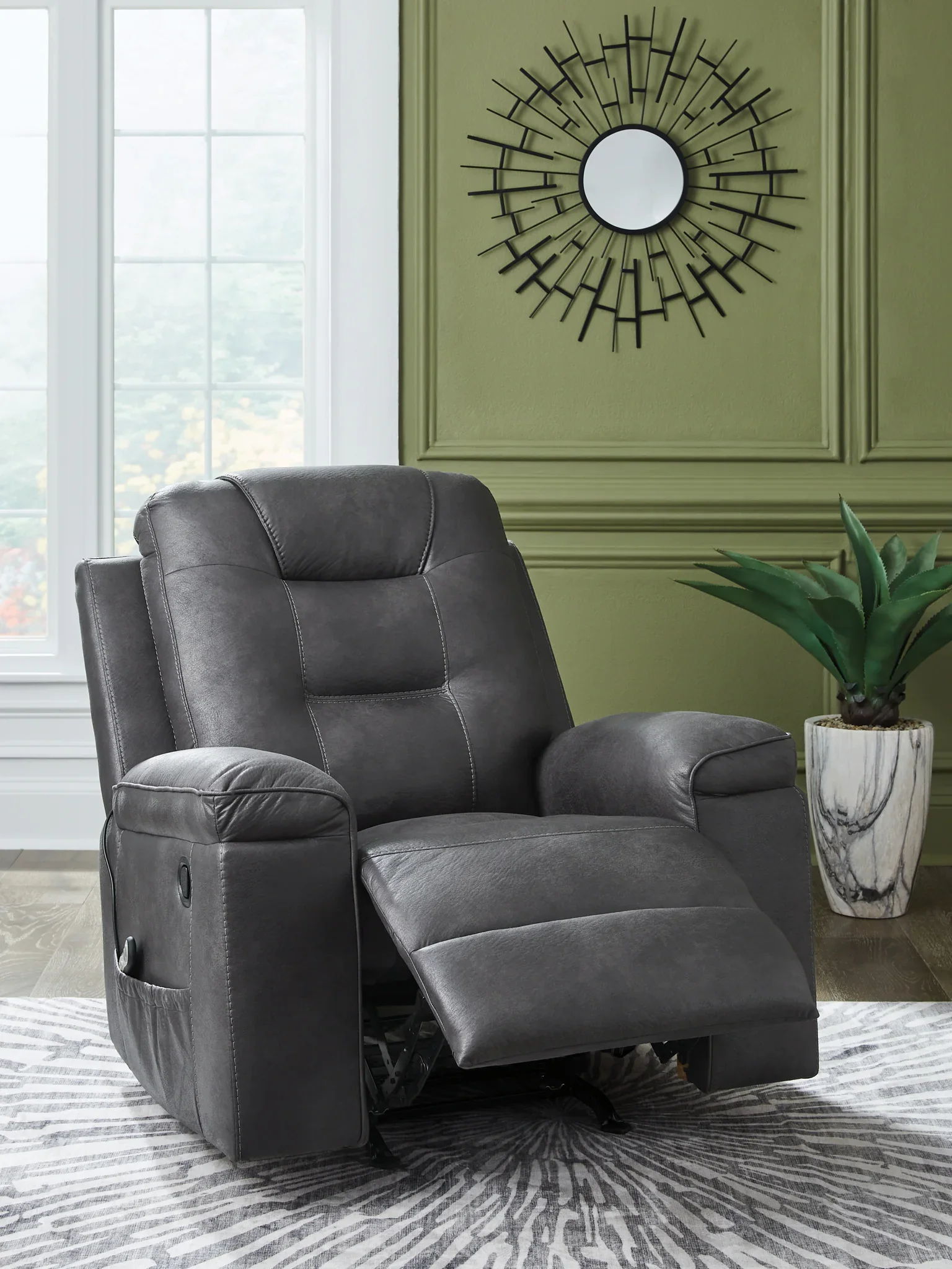 Stockworth - Granite - Rocker Recliner - Image 8