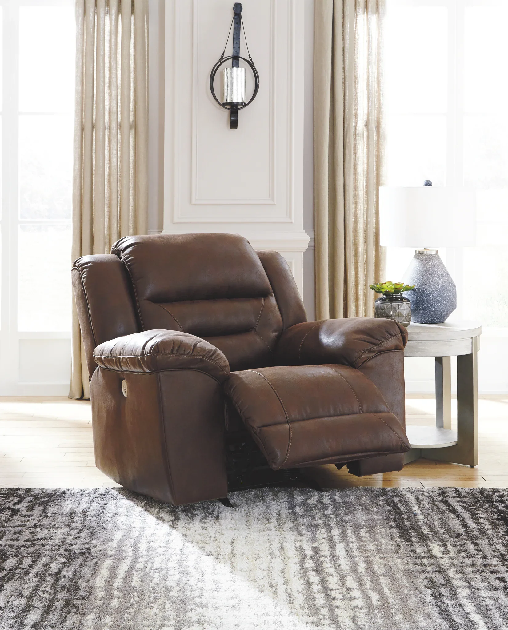 Stoneland - Chocolate - 3 Pc. - Power Sofa, Loveseat, Rocker Recliner - Image 2