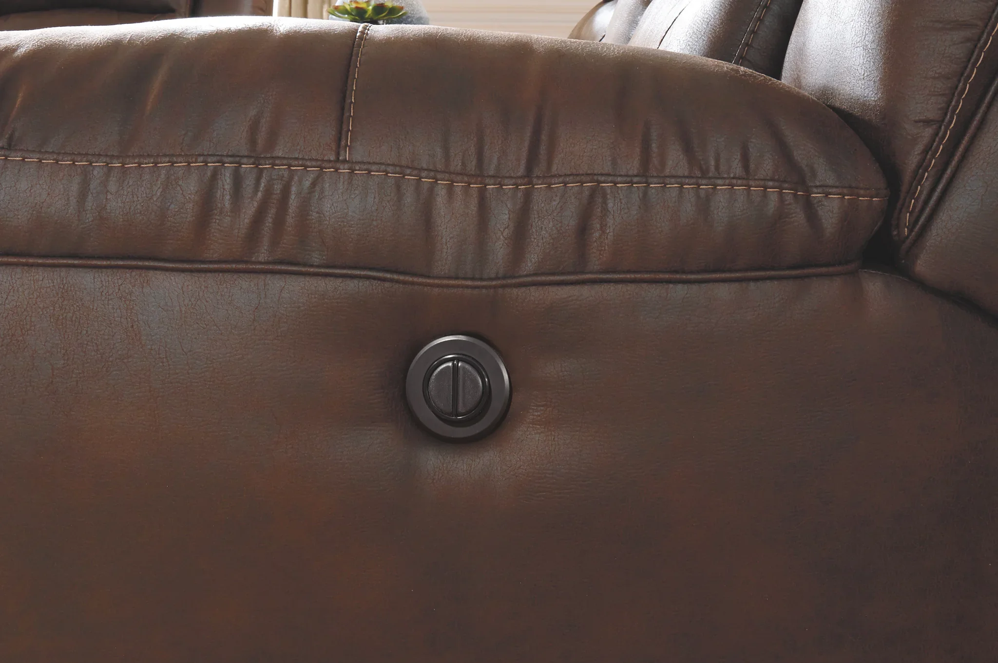Stoneland - Chocolate - 3 Pc. - Power Sofa, Loveseat, Rocker Recliner - Image 4