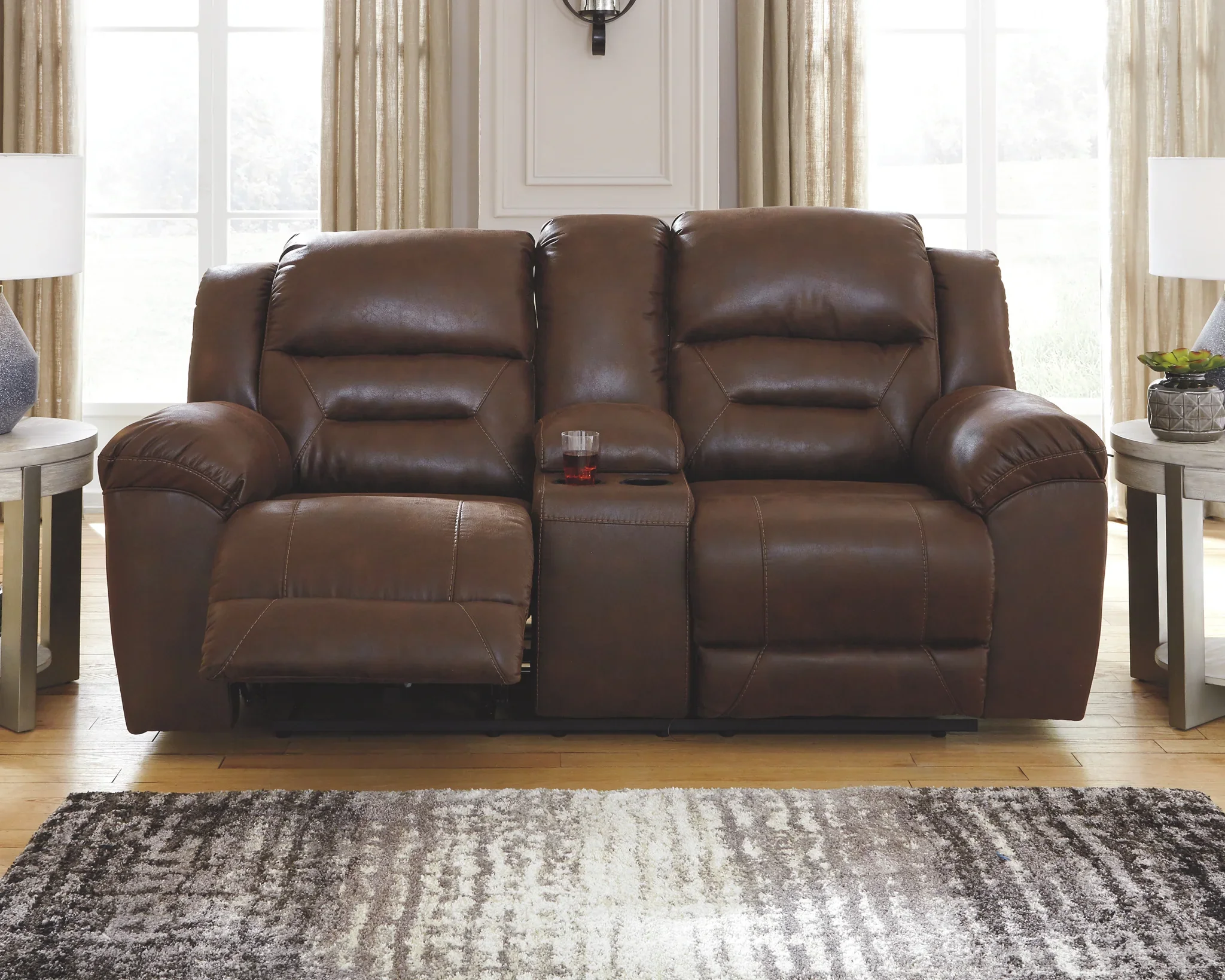Stoneland - Chocolate - 3 Pc. - Power Sofa, Loveseat, Rocker Recliner - Image 6