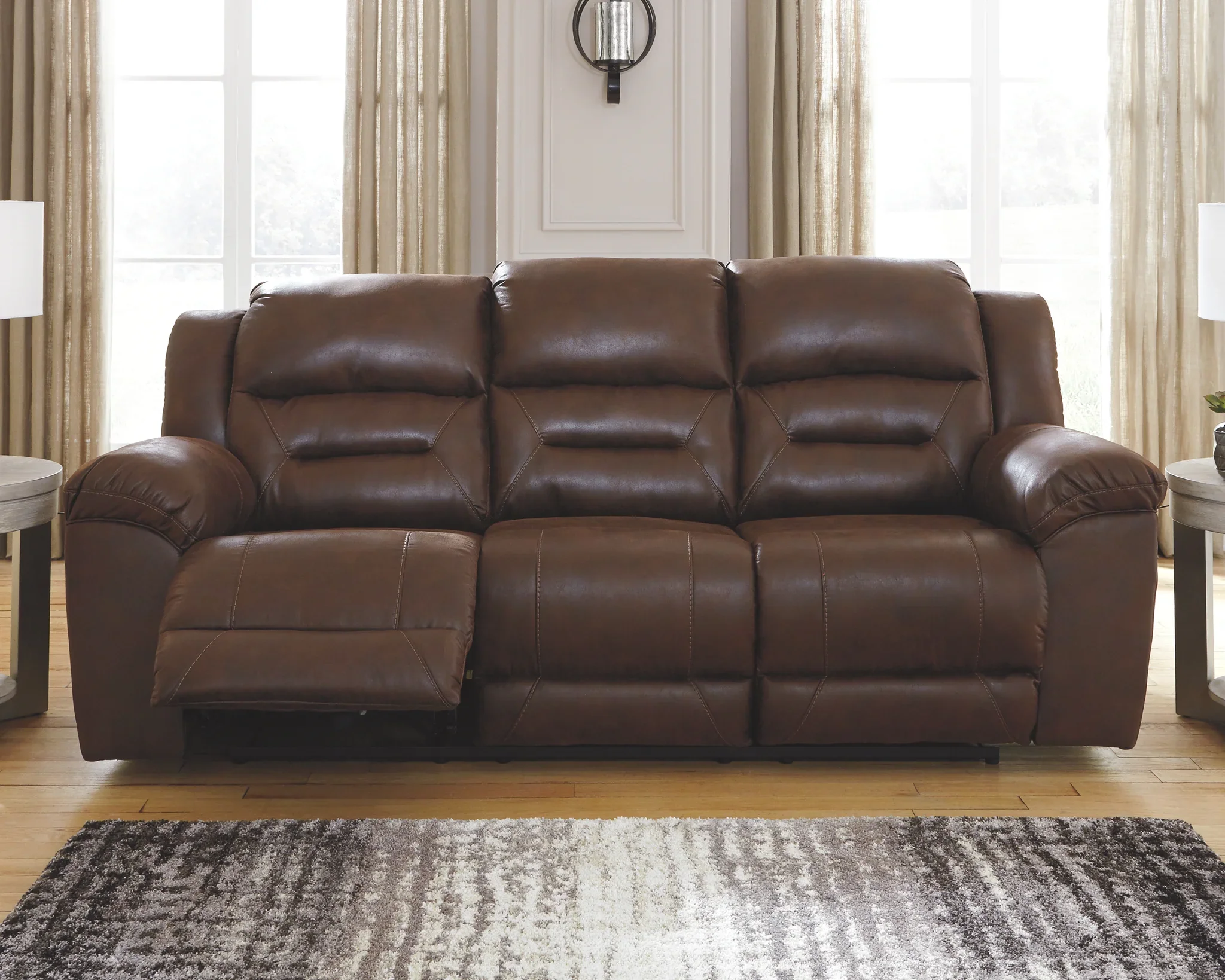 Stoneland - Chocolate - 3 Pc. - Power Sofa, Loveseat, Rocker Recliner - Image 7