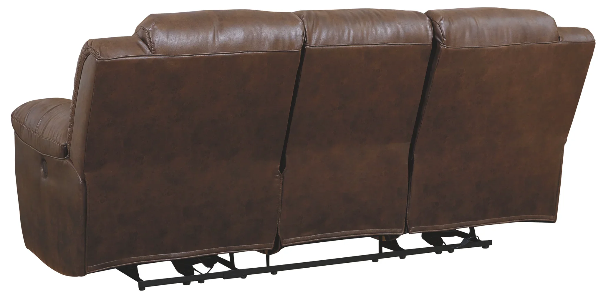 Stoneland - Chocolate - Reclining Sofa - Image 3