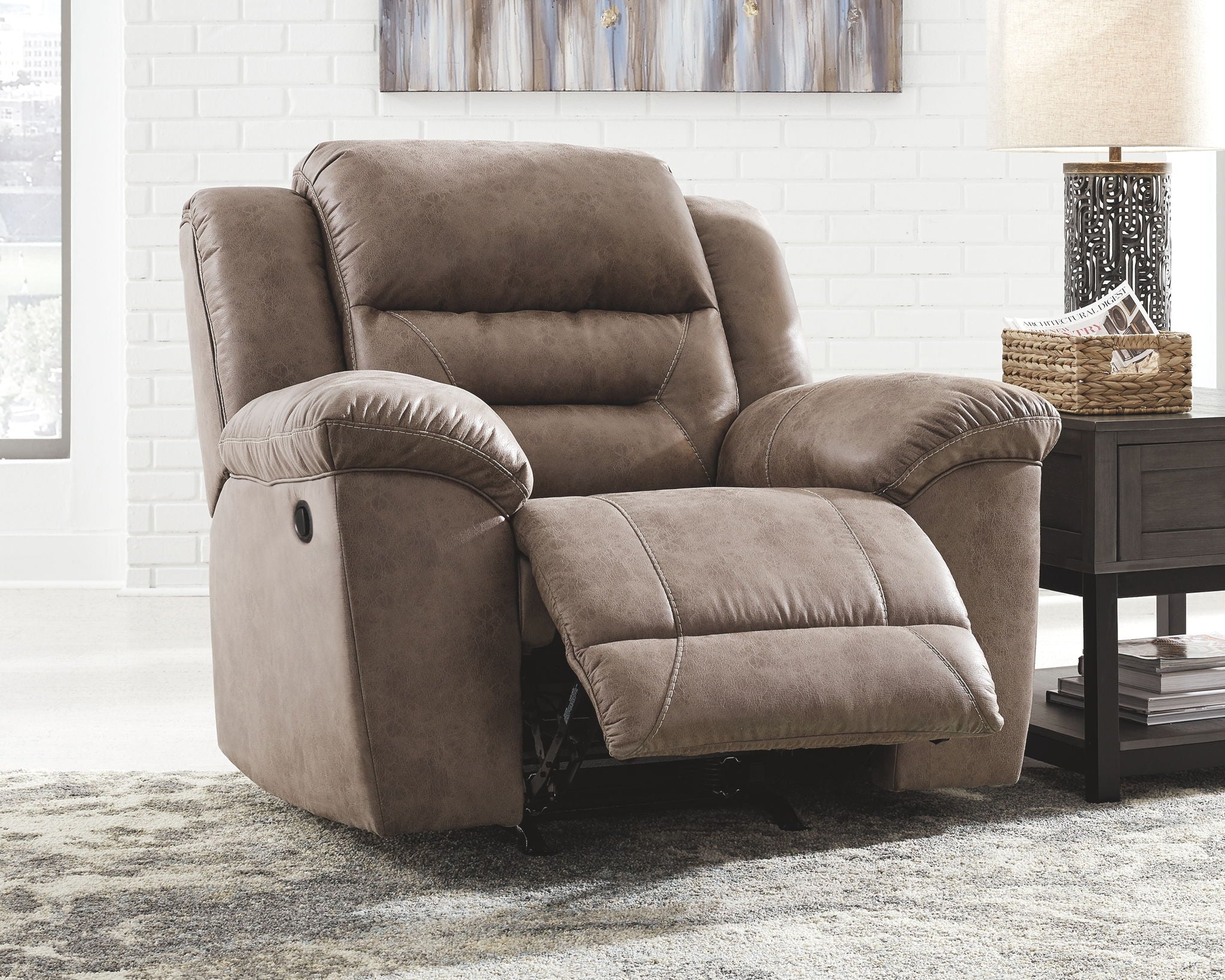 Stoneland - Light Brown - Rocker Recliner - Image 5