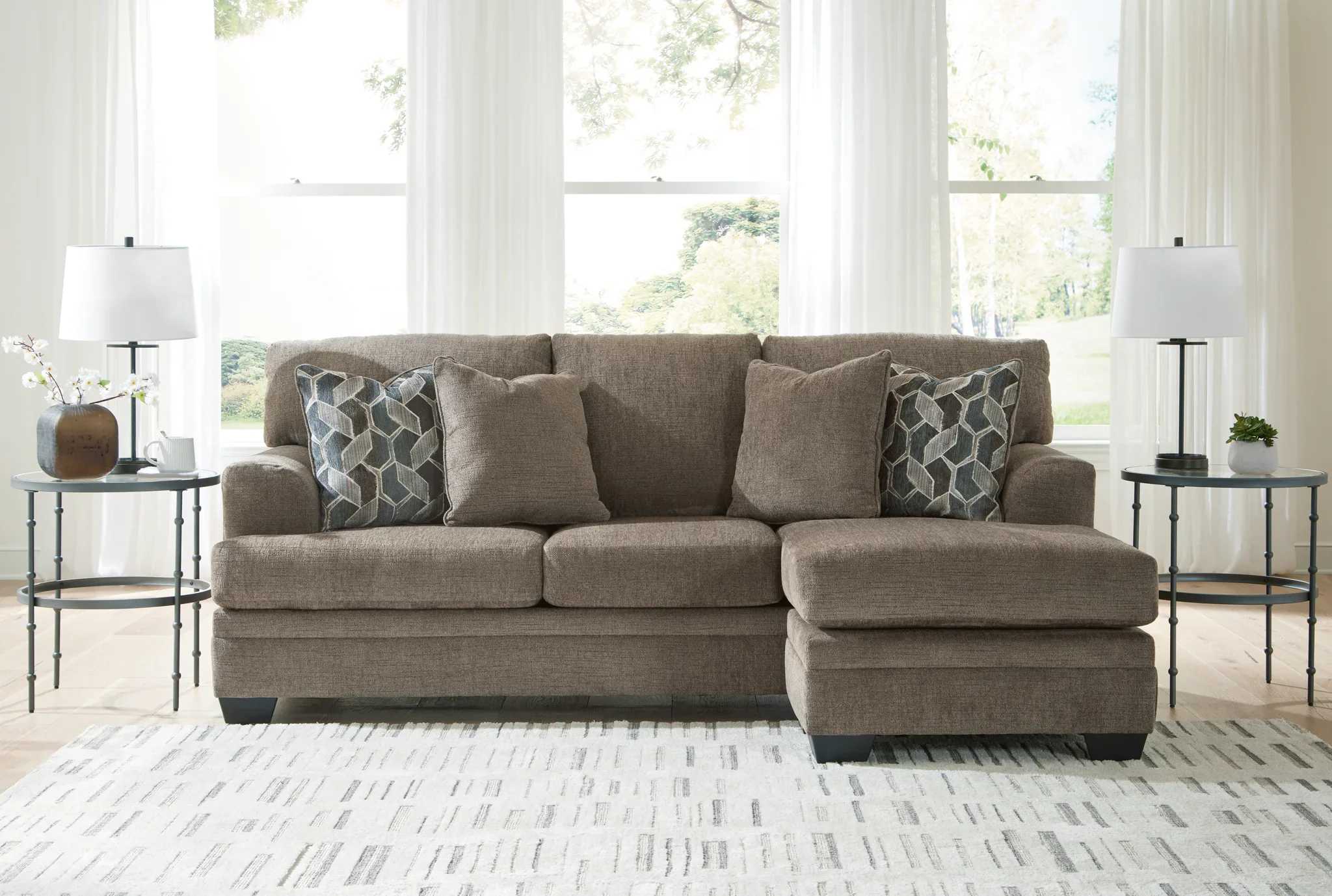Stonemeade - 2 Pc. - Sofa Chaise, Loveseat - Nutmeg - Image 7