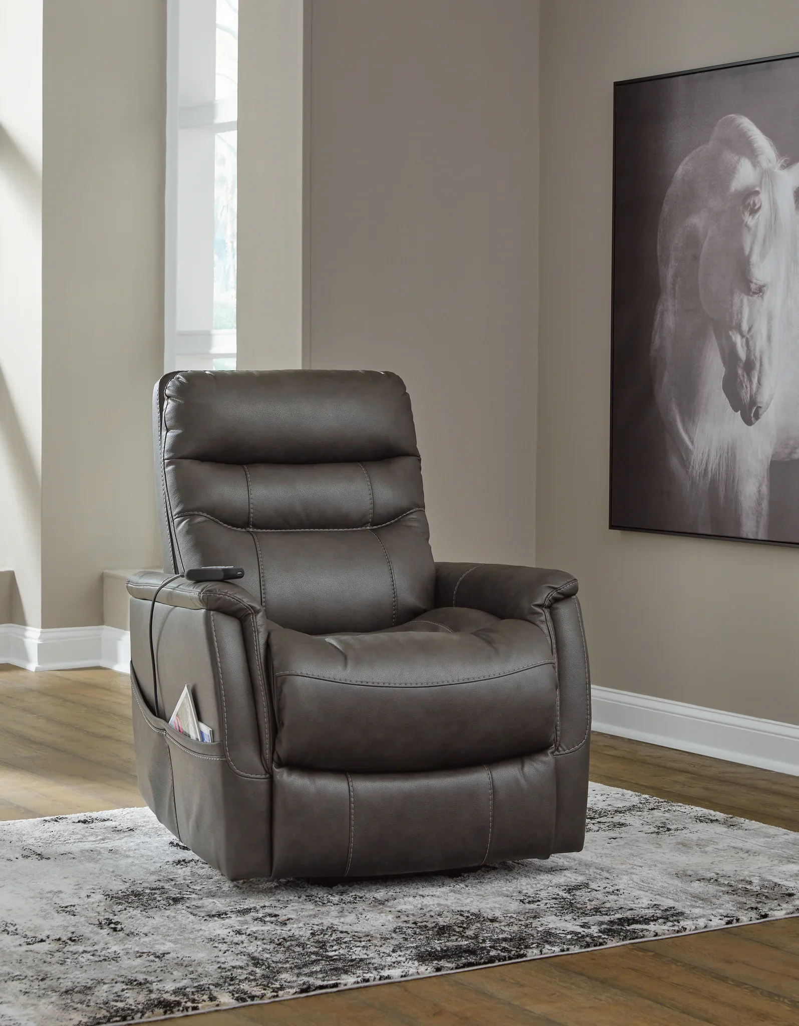 Strawbill - Shadow - Power Lift Recliner - Image 11
