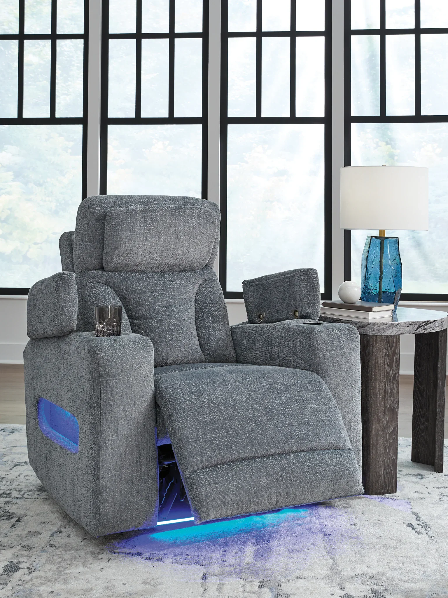 Studio Cave - Steel - Power Recliner - Image 4