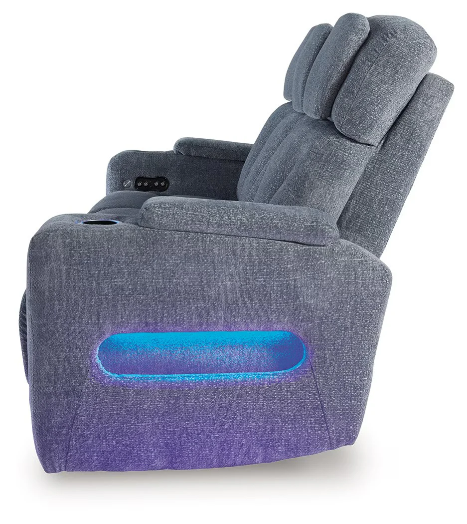 Studio Cave - Steel - Power Reclining Sofa - Image 13