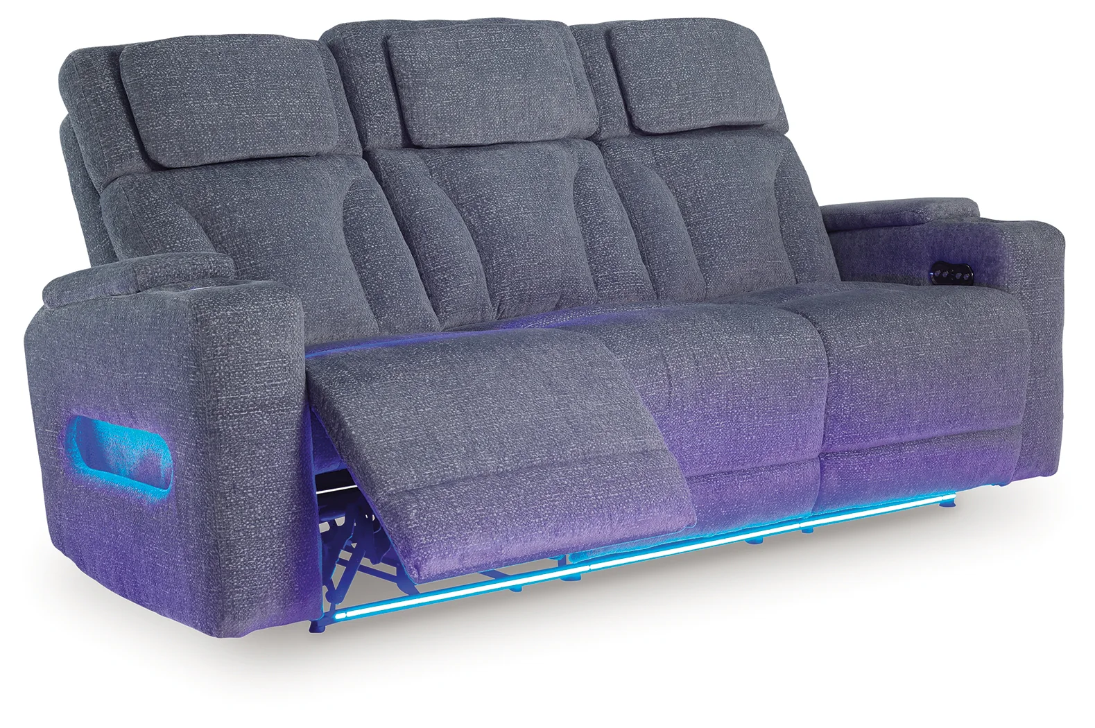Studio Cave - Steel - Power Reclining Sofa - Image 4