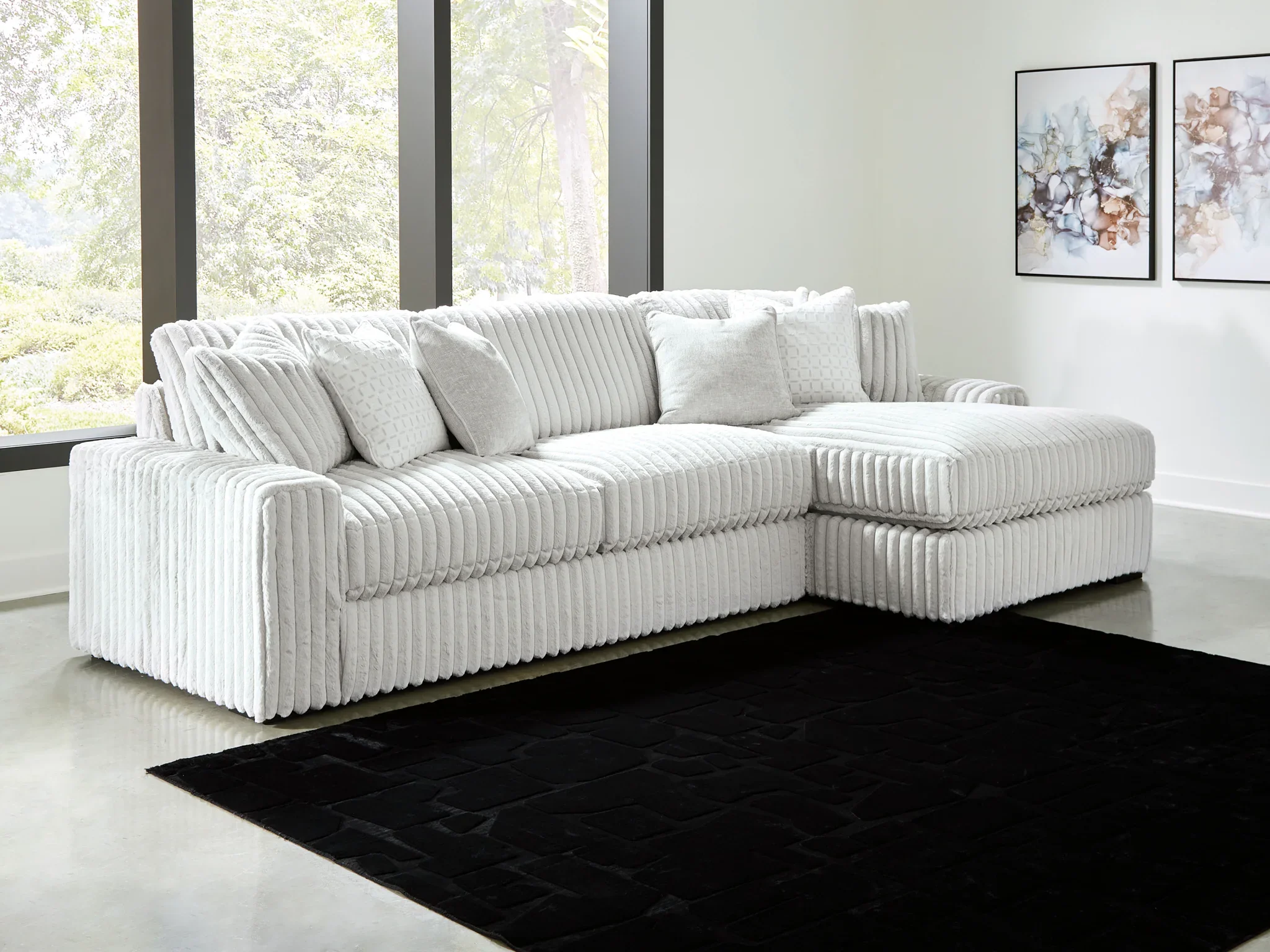 Stupendous - Alloy - 2-Piece Sectional With RAF Corner Chaise - Image 3