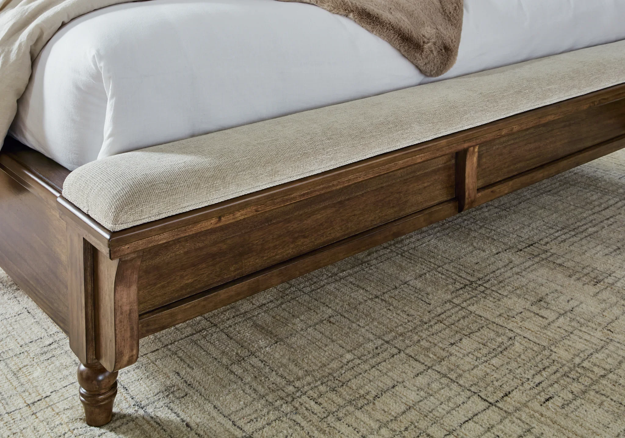 Sturlayne - Brown - King Upholstered Panel Bed - Image 6