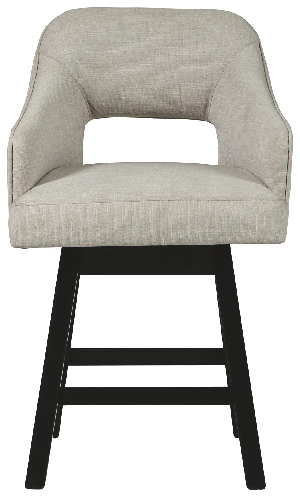 Tallenger - Beige - Uph Swivel Barstool (Set of 2) - Image 5