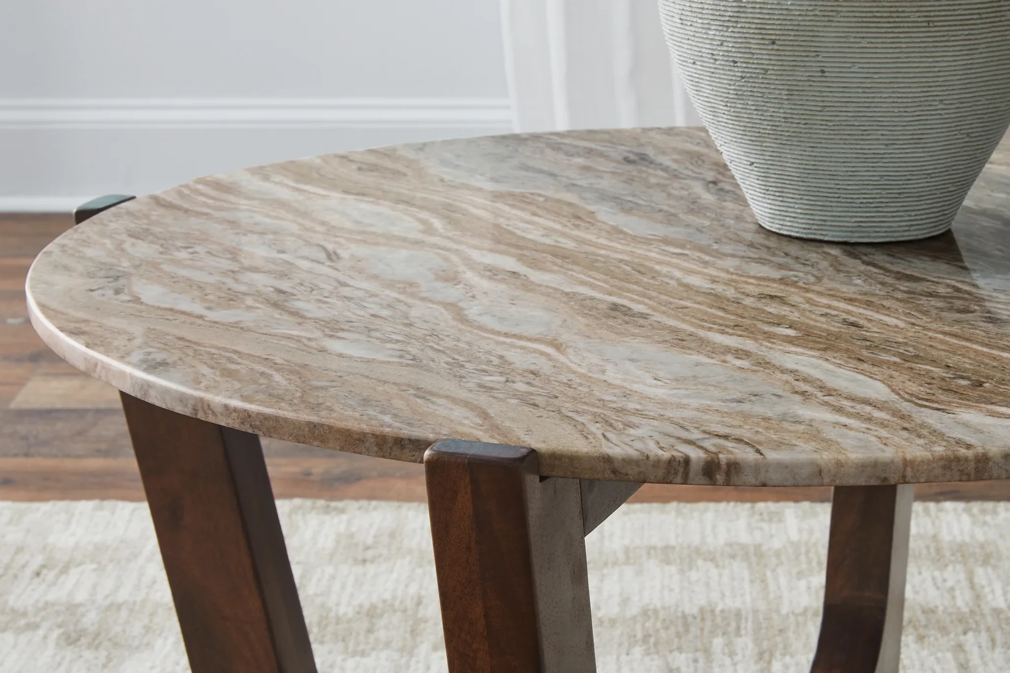 Tanidore - Warm Brown - Round Cocktail Table - Image 5