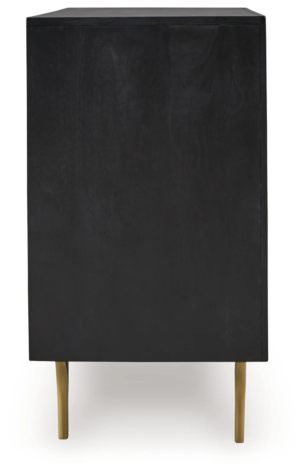 Tayner - Black / Gold Finish - Accent Cabinet - Image 5