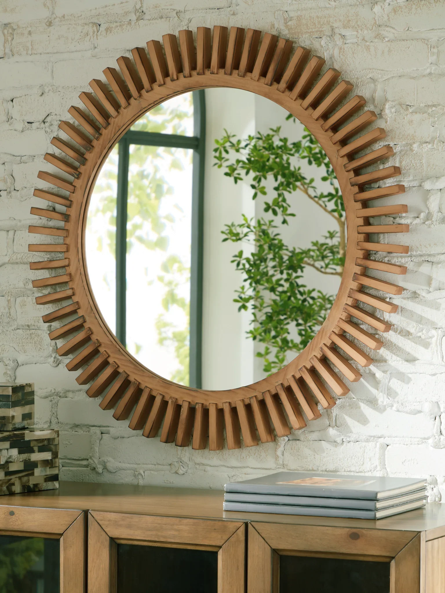 Tedwell - Brown - Accent Mirror - Image 2
