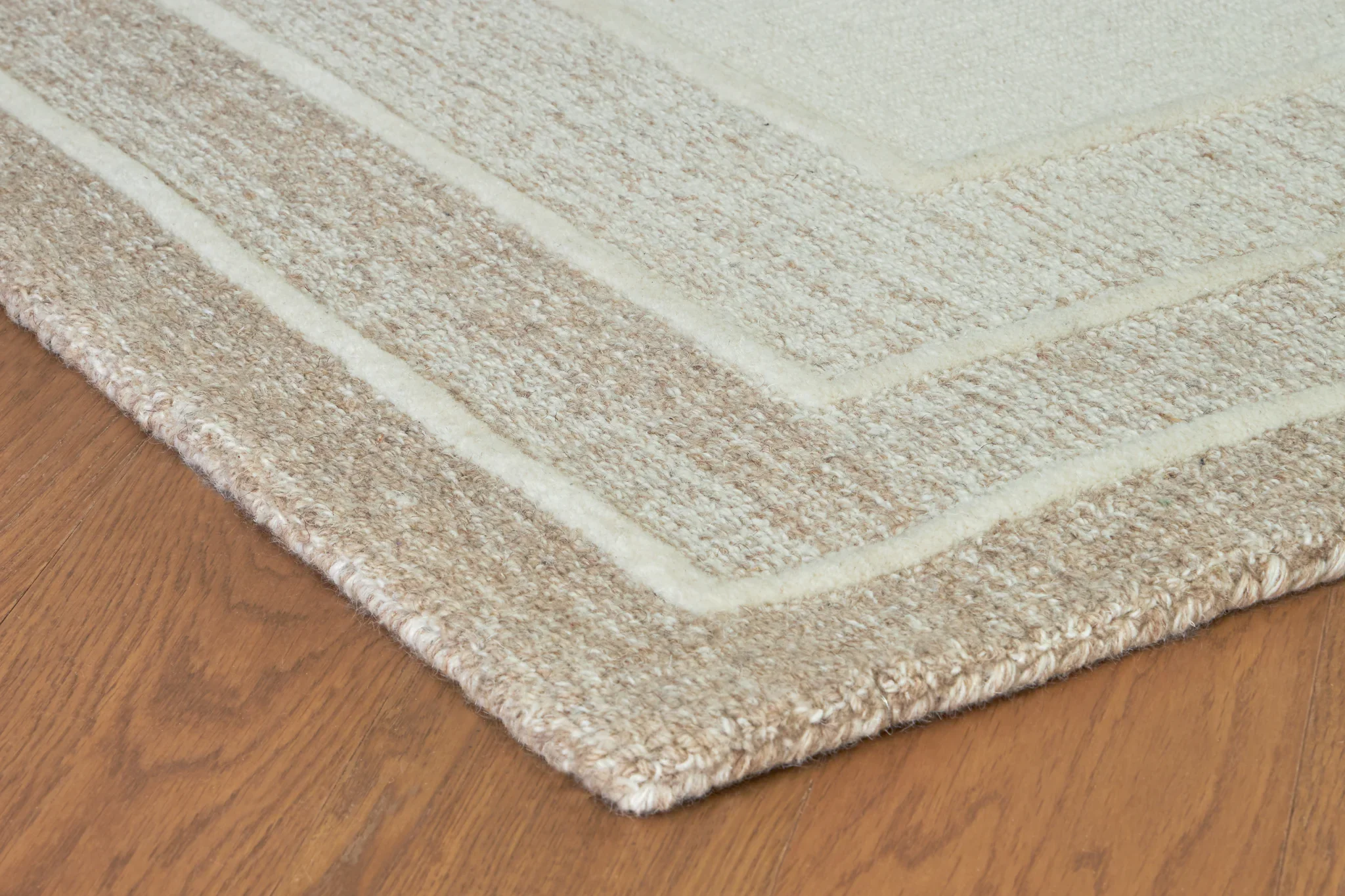 TeeLGan - Ivory / Tan - Large Rug - 8' x 10' - Image 3