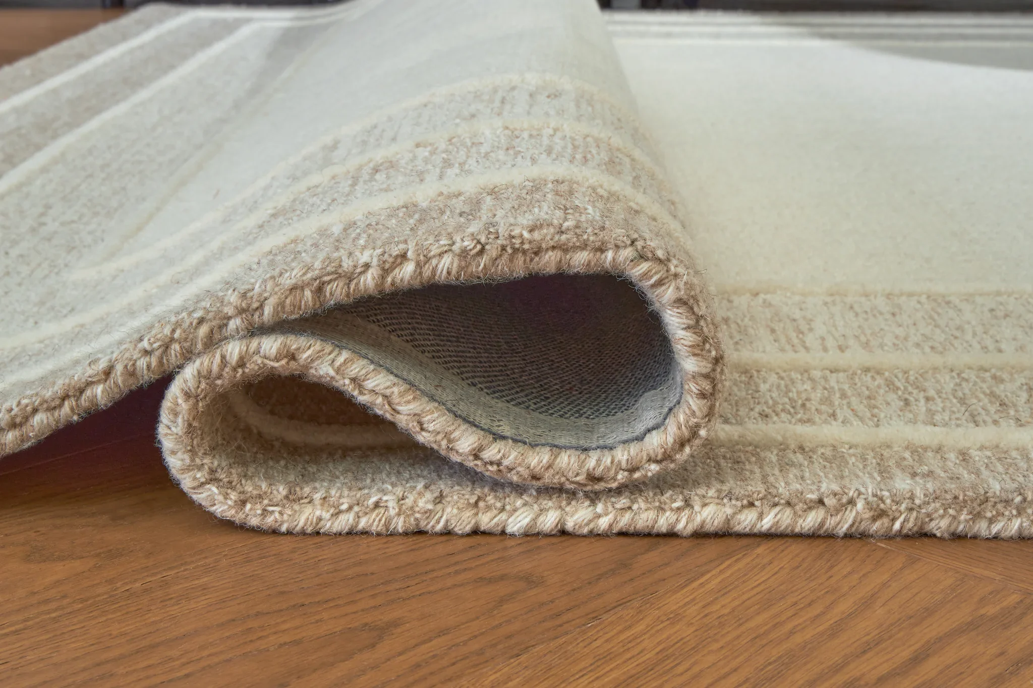 TeeLGan - Ivory / Tan - Large Rug - 8' x 10' - Image 4