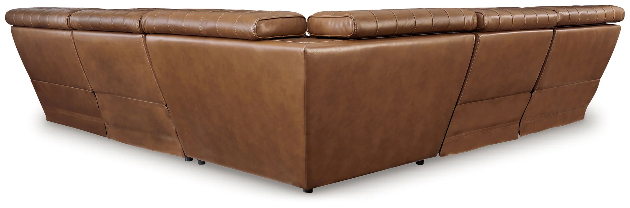 Temmpton - Chocolate - 5-Piece Power Reclining Sectional - Image 2