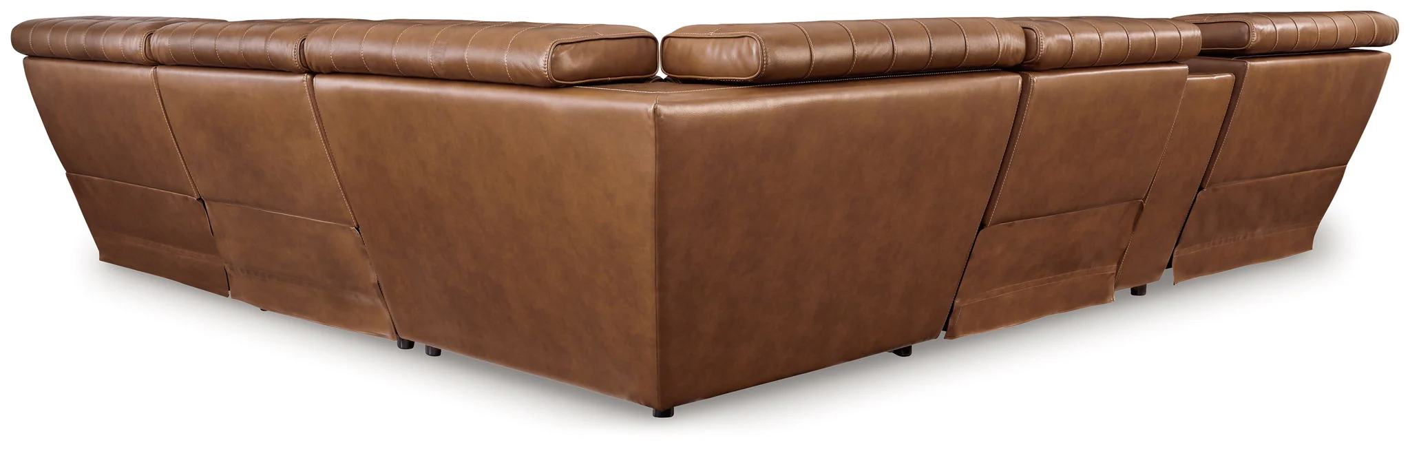 Temmpton - Chocolate - 6-Piece Power Reclining Sectional - Image 2