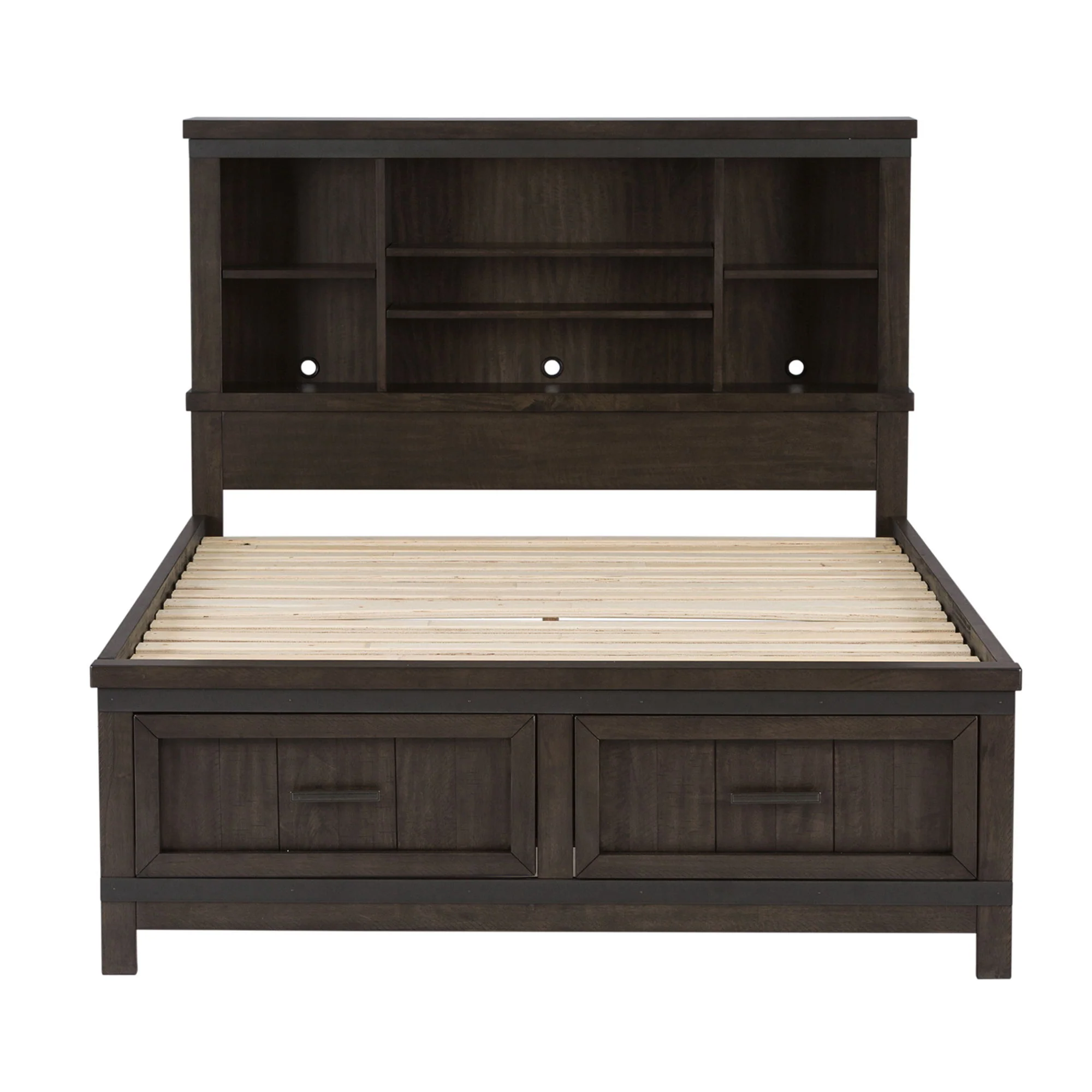 Thornwood Hills - Full Bookcase Bed - Dark Gray - Image 3