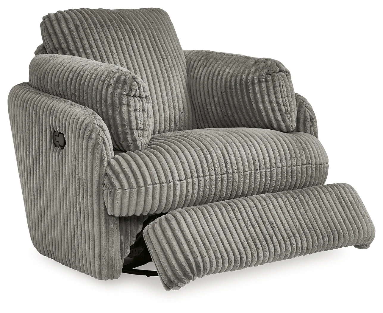 Tie-breaker - Fog - Swivel Glider Recliner - Image 5