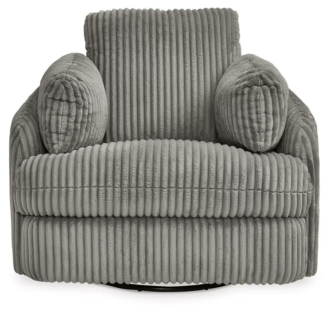 Tie-breaker - Fog - Swivel Glider Recliner - Image 6