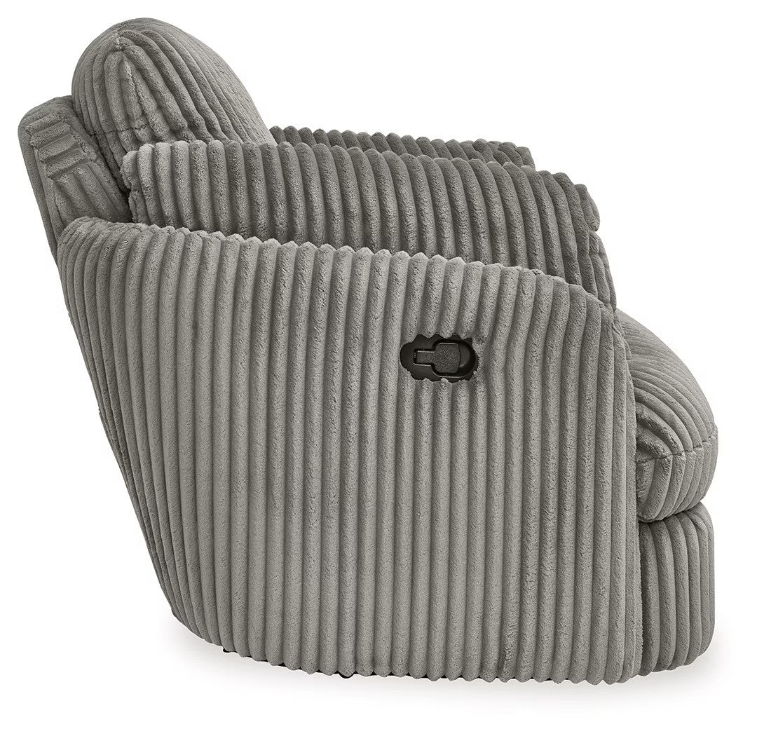 Tie-breaker - Fog - Swivel Glider Recliner - Image 7
