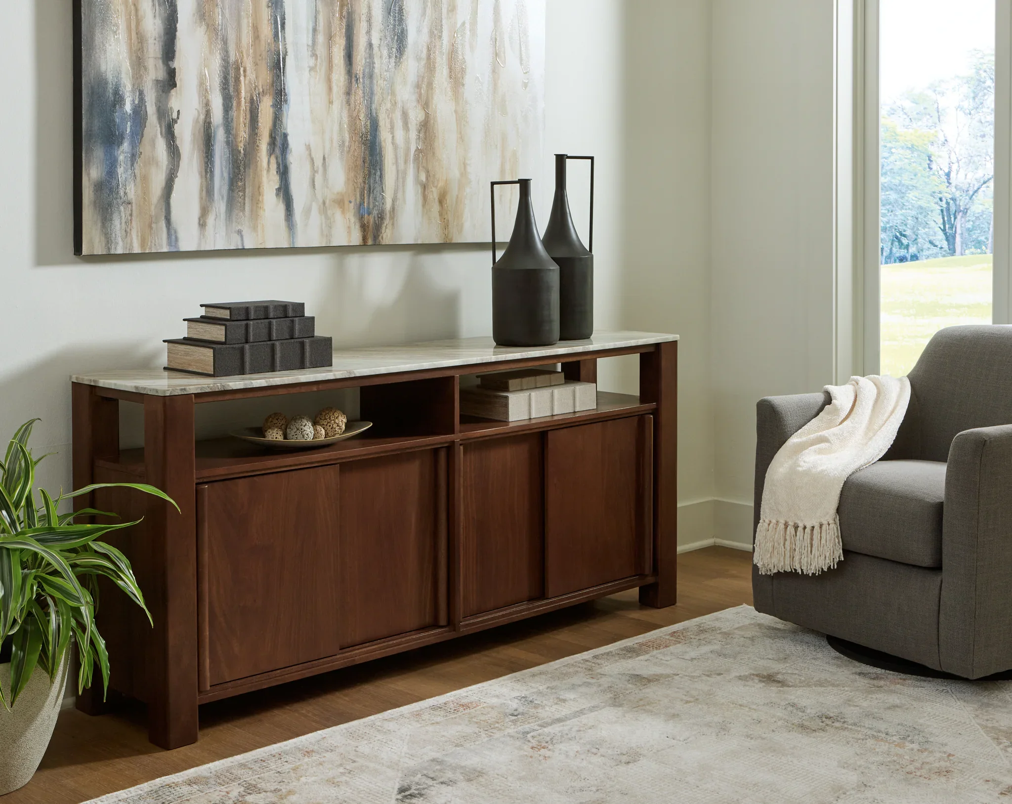Tobinville - Dark Brown - Accent Cabinet - Image 2