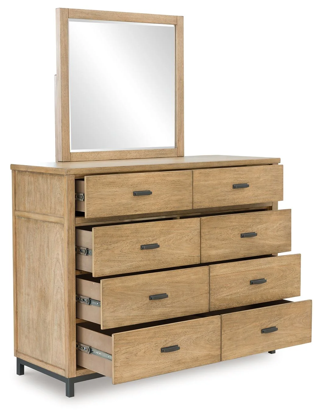 Tomtyn - Light Brown - Dresser And Mirror - Image 2