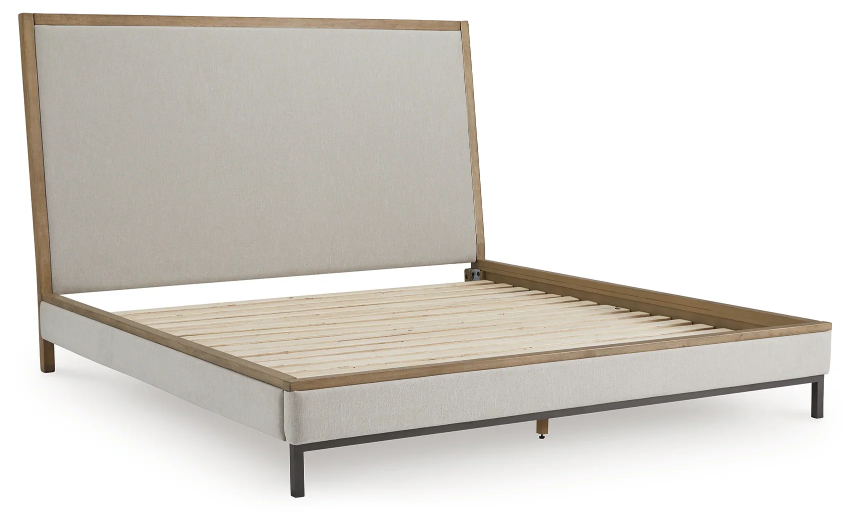 Tomtyn - Light Brown - Queen Upholstered Bed - Image 3