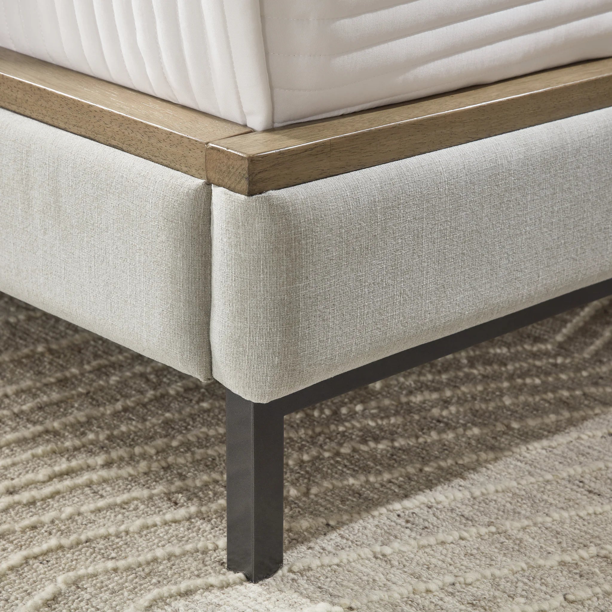 Tomtyn - Light Brown - Queen Upholstered Bed - Image 7