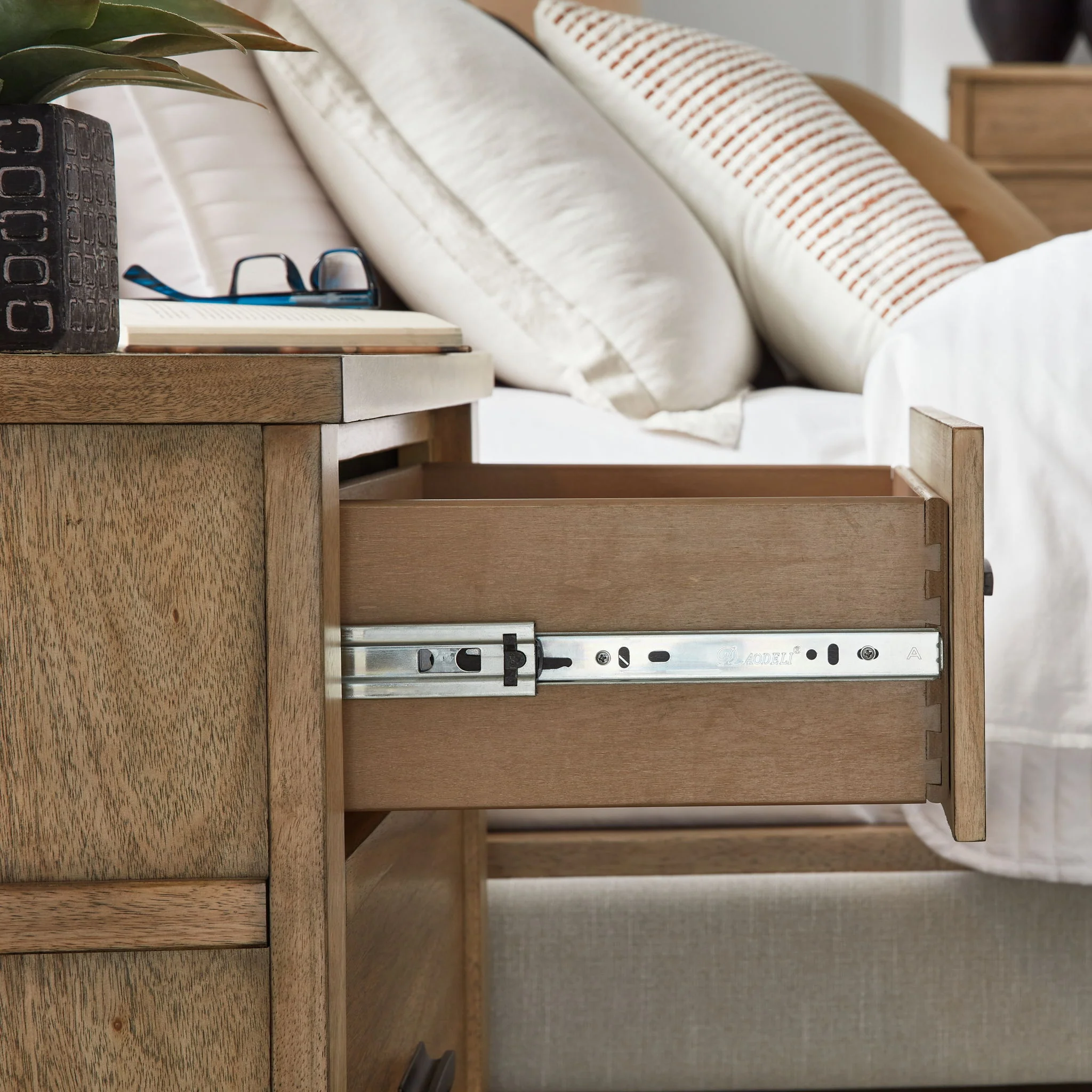 Tomtyn - Light Brown - Two Drawer Night Stand - Image 6