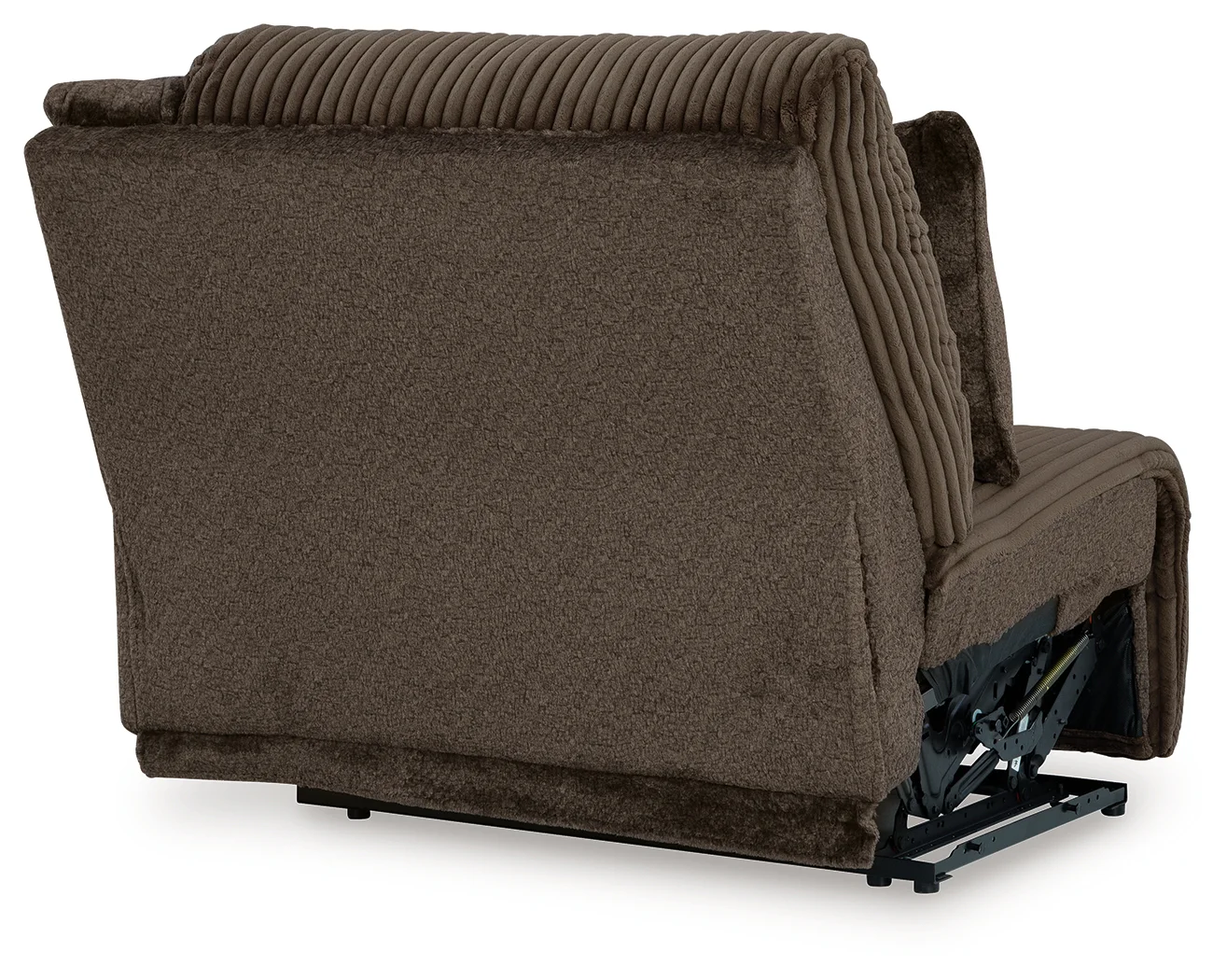 Top Tier - Chocolate - 3-Piece Reclining Sectional With Laf Press Back Chaise - Image 3