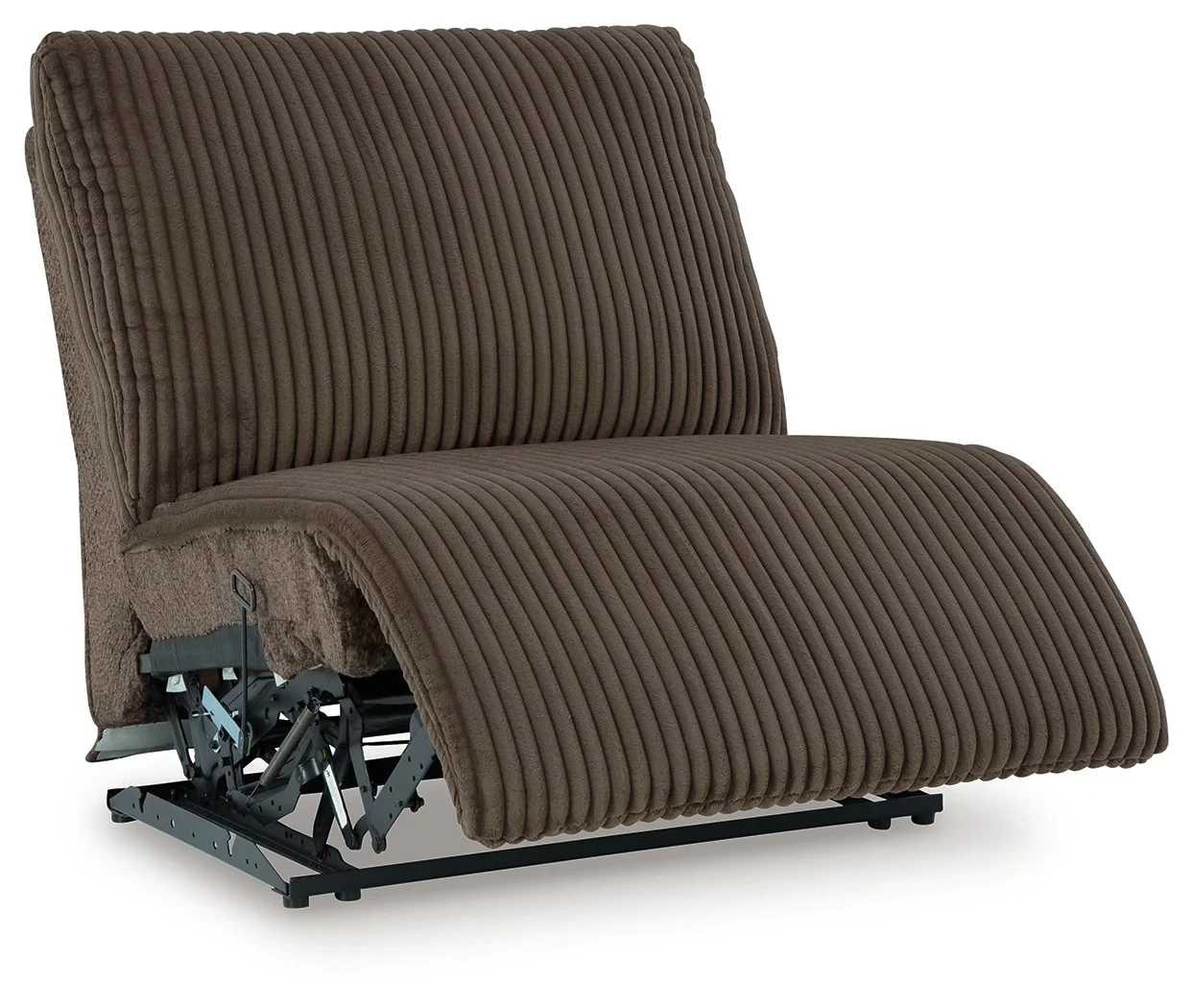 Top Tier - Chocolate - 3-Piece Reclining Sectional With Laf Press Back Chaise - Image 9