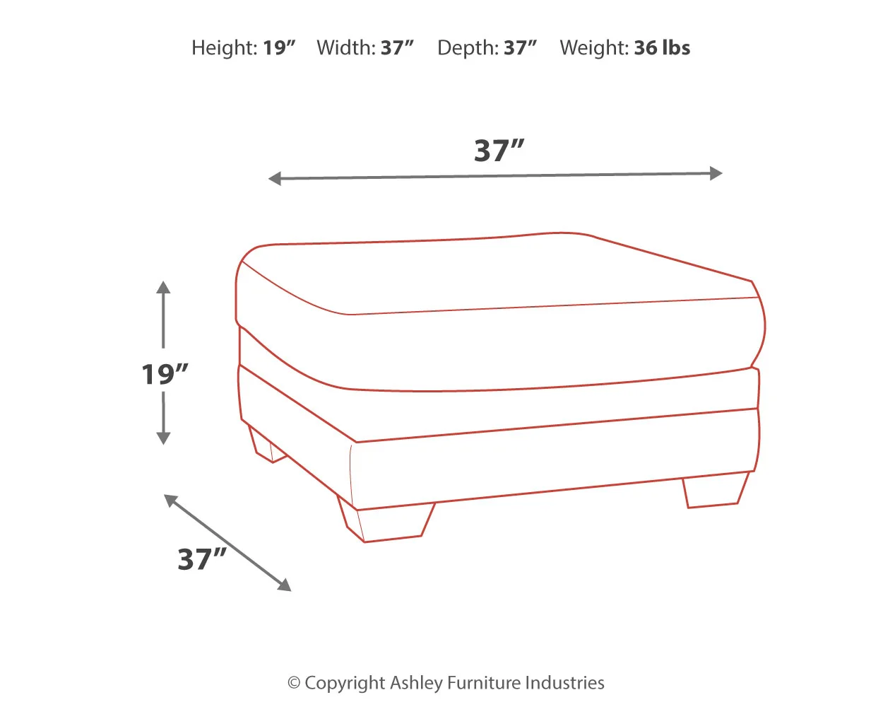 Tracling - Slate - Oversized Accent Ottoman - Image 4