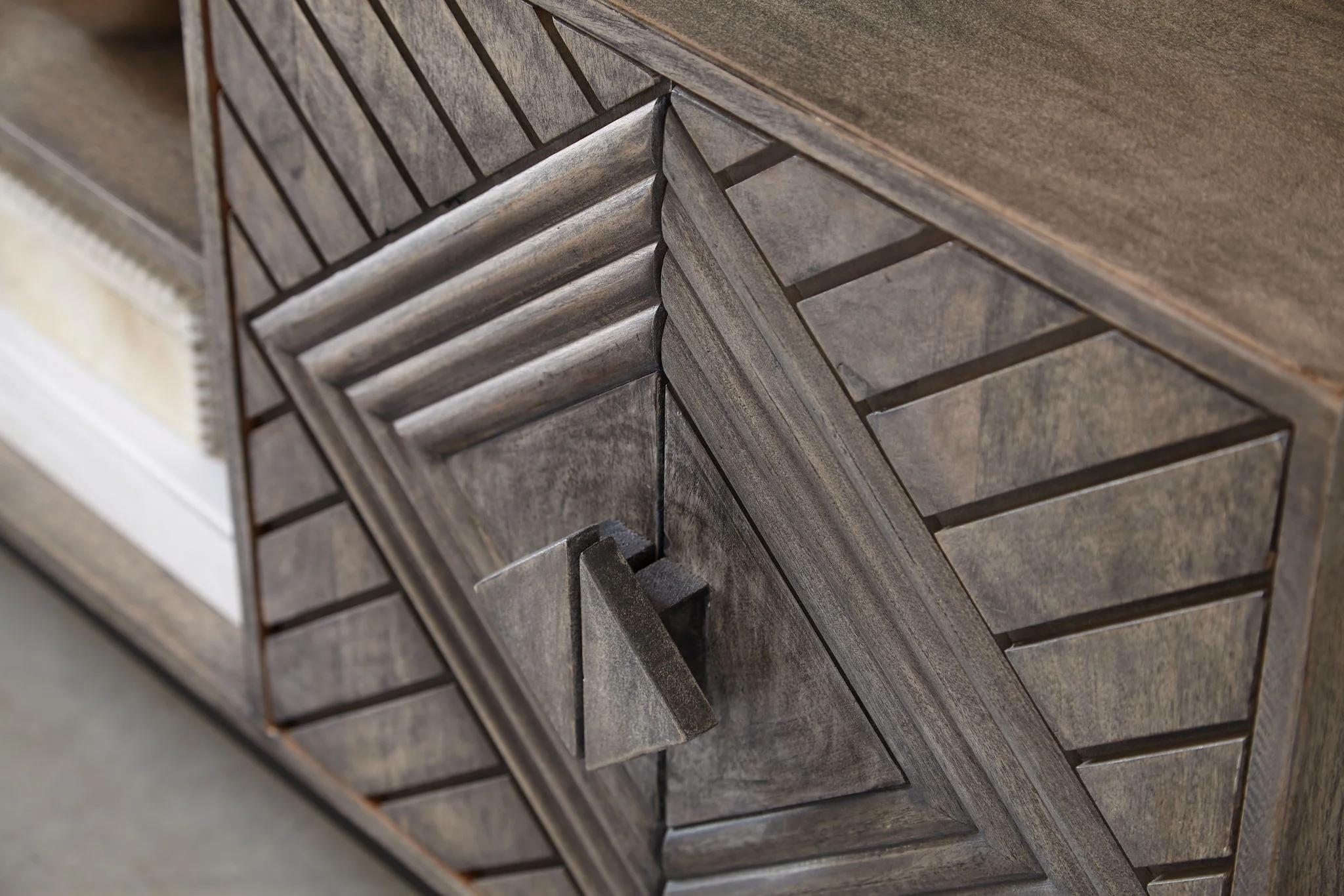 Treybrook - Distressed Gray - 2 Door Accent Cabinet - Image 3