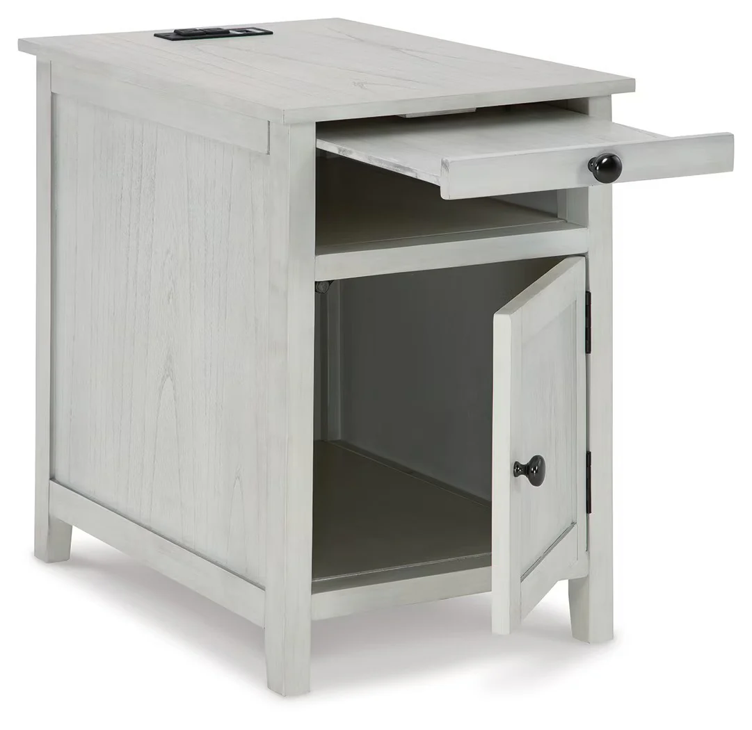 Treytown - Antique White - Chair Side End Table - Image 5