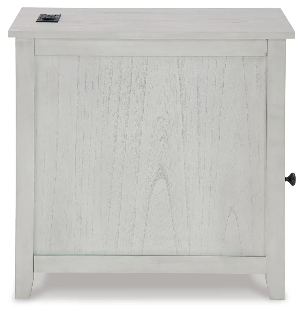 Treytown - Antique White - Chair Side End Table - Image 7