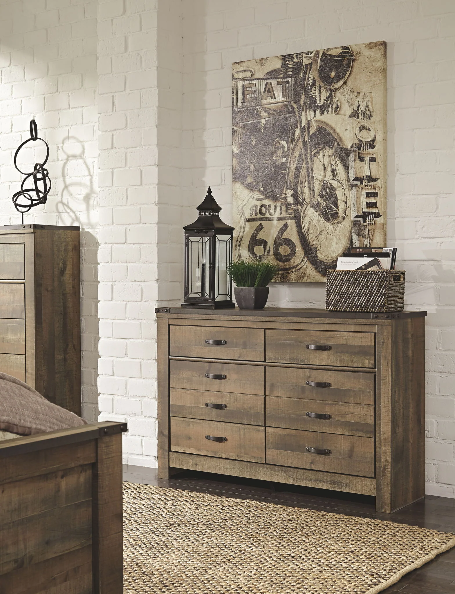 Trinell - Brown Dark - Six Drawer Dresser - Image 3
