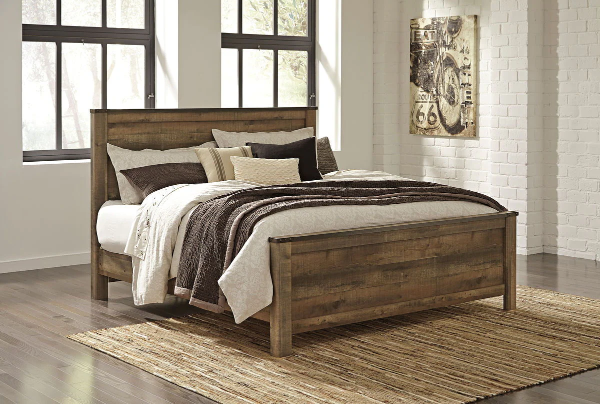 Trinell - Brown - King Panel Bed - Image 2