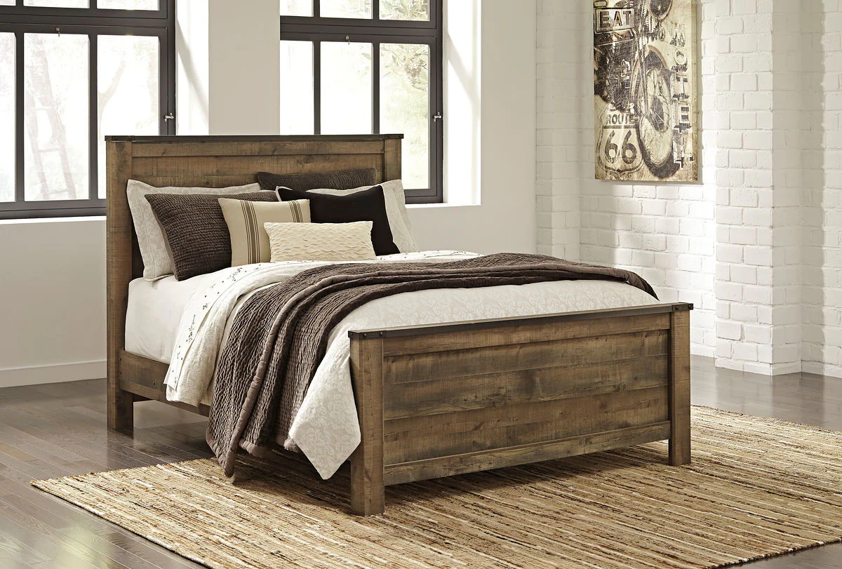 Trinell - Brown - Queen Panel Bed - Image 2