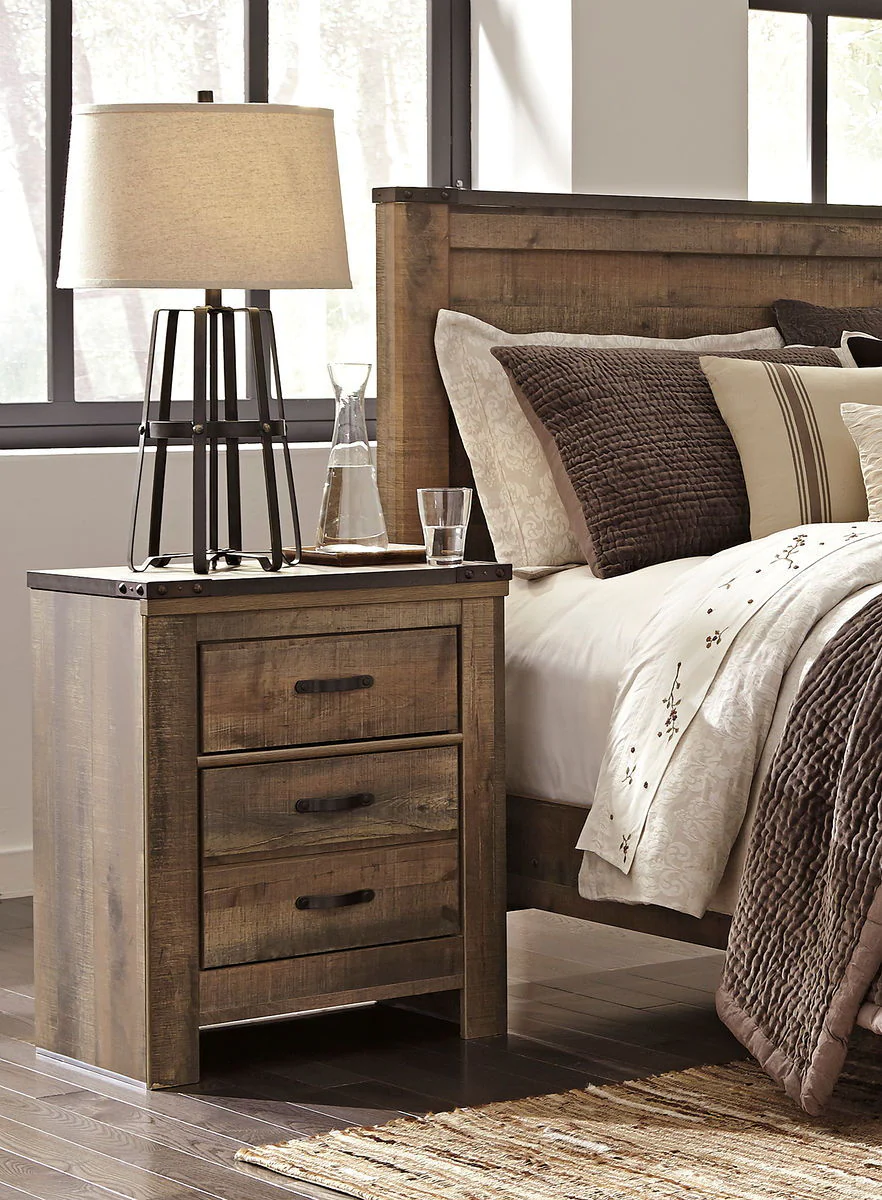Trinell - Brown - Two Drawer Night Stand - Image 2