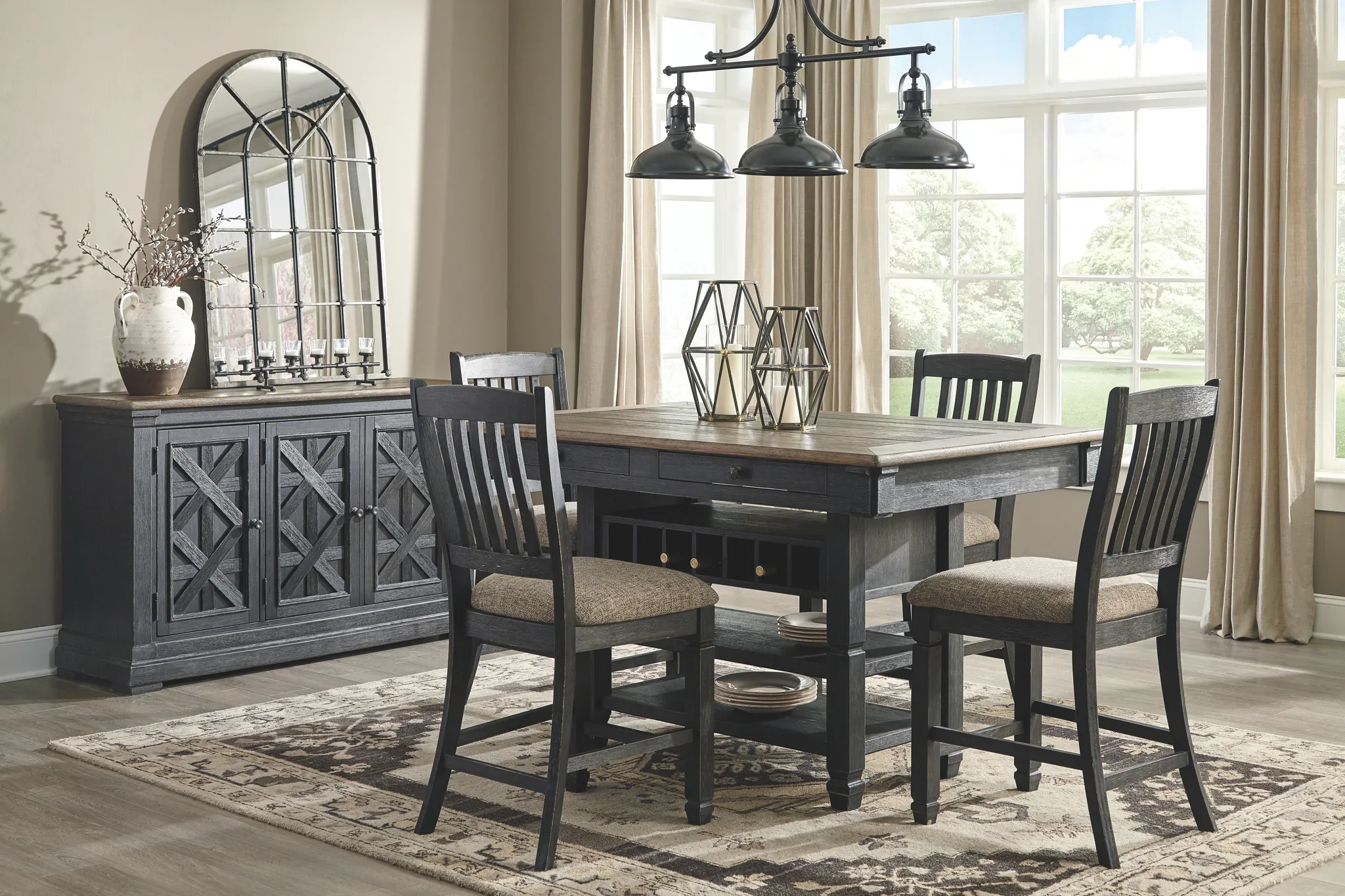 Tyler - Black / Gray - Dining Room Server - Image 5